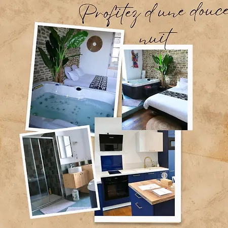 Profitez D'Une Douce Nuit Avec Jacuzzi Fougeres Exterior photo